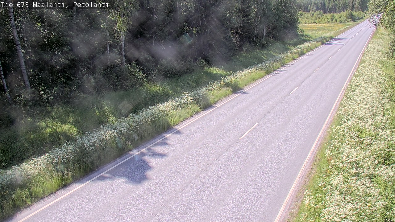 Weather Camera Image Väg 673 Malax, Petalax, Maalahti, Pohjanmaa