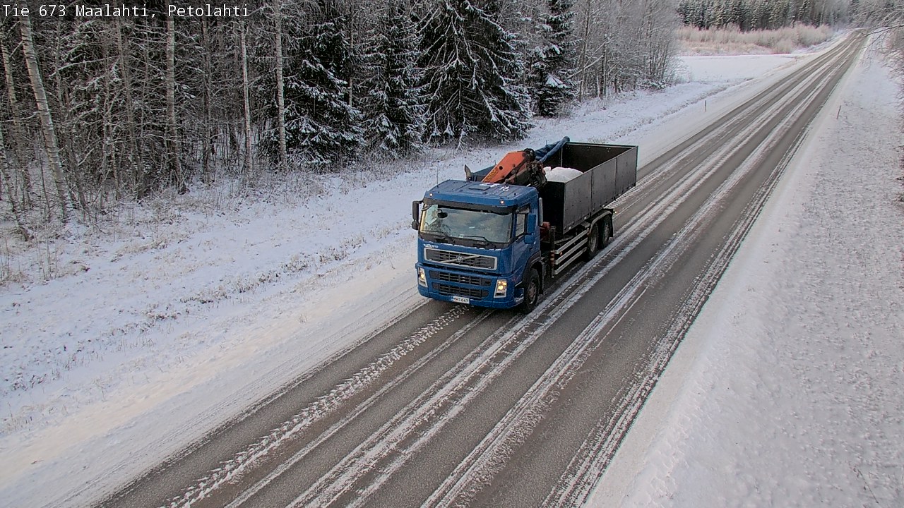Weather Camera Image Väg 673 Malax, Petalax, Maalahti, Pohjanmaa