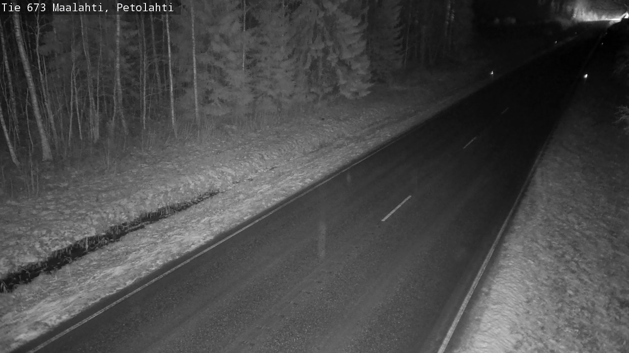 Weather Camera Image Väg 673 Malax, Petalax, Maalahti, Pohjanmaa