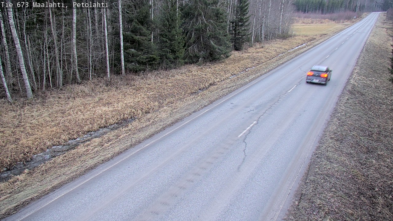 Weather Camera Image Väg 673 Malax, Petalax, Maalahti, Pohjanmaa