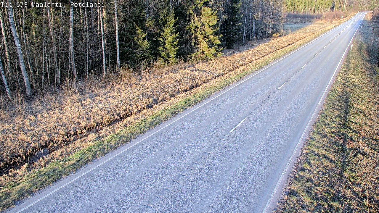 Weather Camera Image Road 673 Maalahti, Petolahti, Maalahti, Pohjanmaa