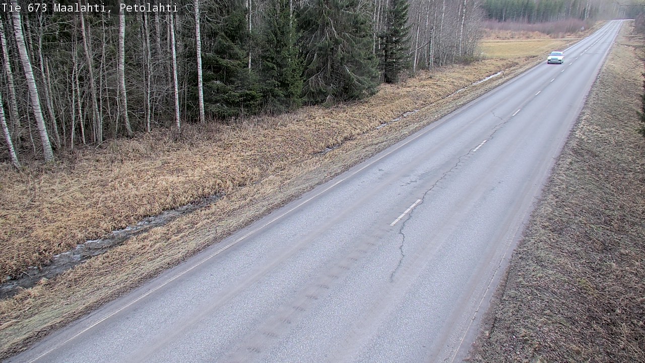 Weather Camera Image Väg 673 Malax, Petalax, Maalahti, Pohjanmaa