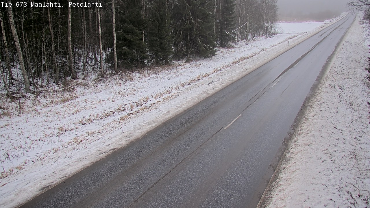 Weather Camera Image Väg 673 Malax, Petalax, Maalahti, Pohjanmaa