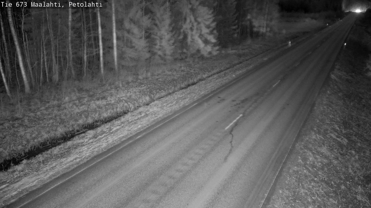 Weather Camera Image Väg 673 Malax, Petalax, Maalahti, Pohjanmaa