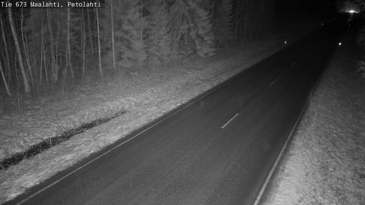 Weather Camera Image Väg 673 Malax, Petalax, Maalahti, Pohjanmaa