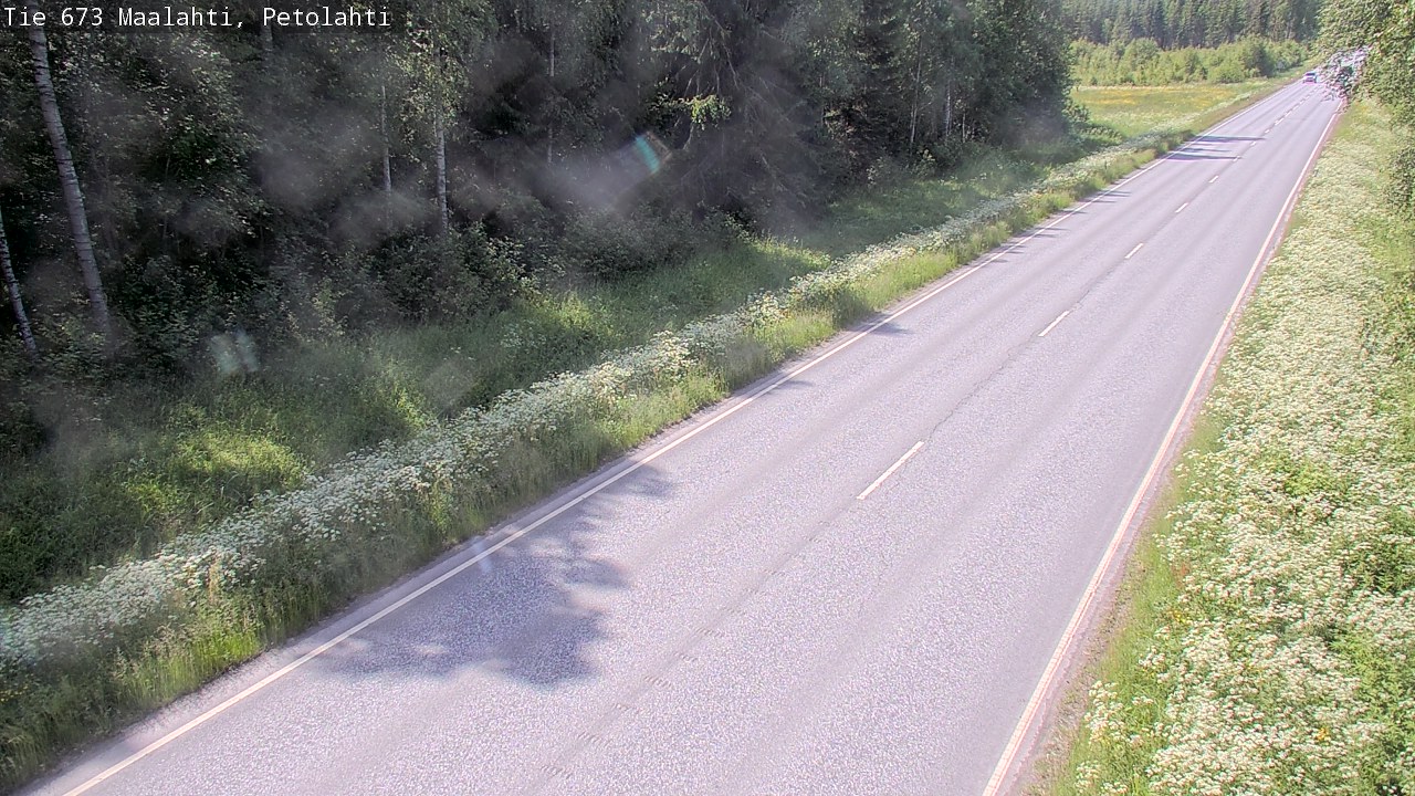 Weather Camera Image Väg 673 Malax, Petalax, Maalahti, Pohjanmaa