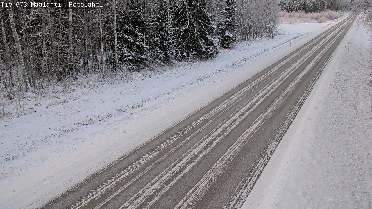 Weather Camera Image Väg 673 Malax, Petalax, Maalahti, Pohjanmaa