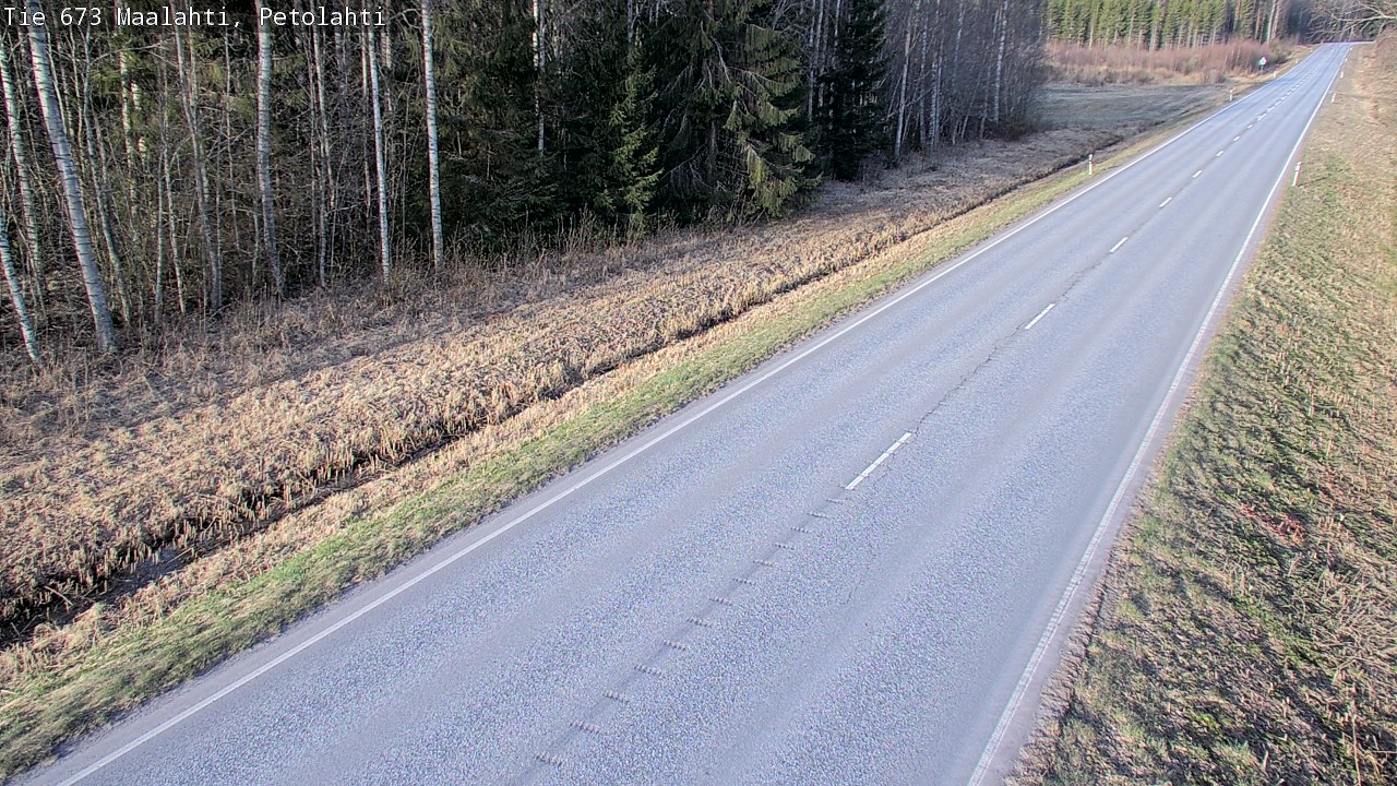 Weather Camera Image Road 673 Maalahti, Petolahti, Maalahti, Pohjanmaa