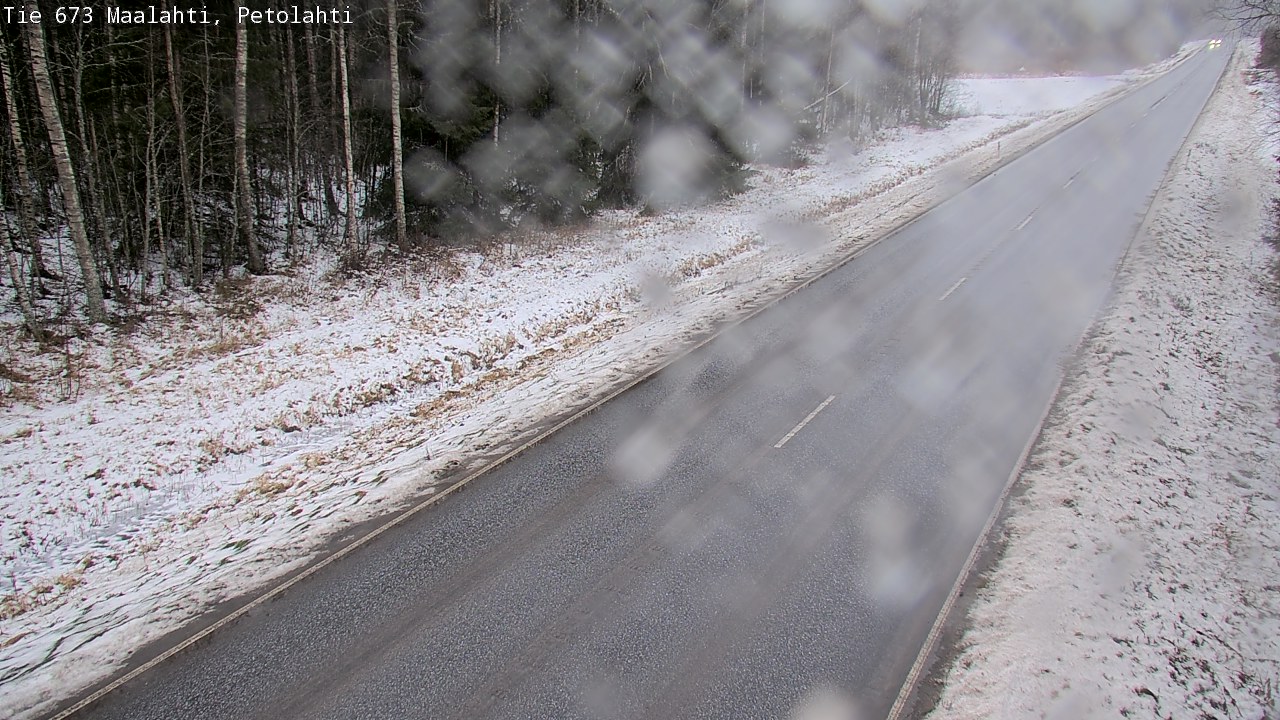 Weather Camera Image Väg 673 Malax, Petalax, Maalahti, Pohjanmaa