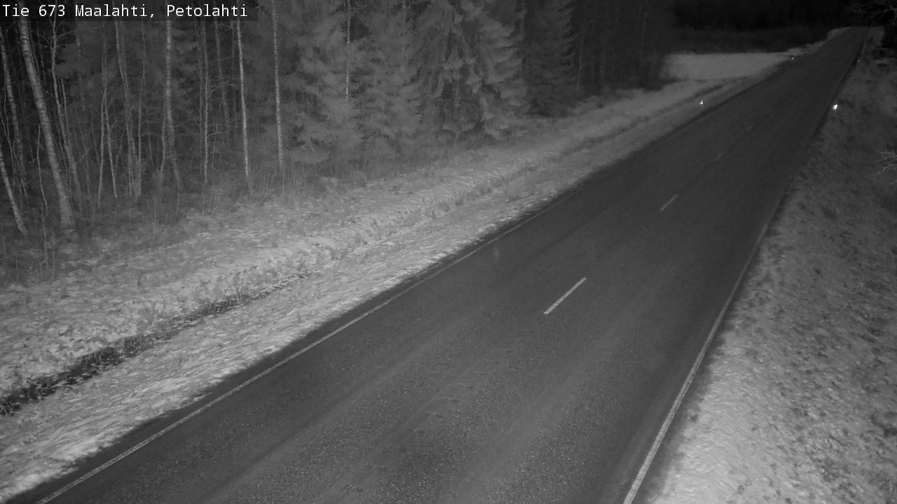 Weather Camera Image Väg 673 Malax, Petalax, Maalahti, Pohjanmaa