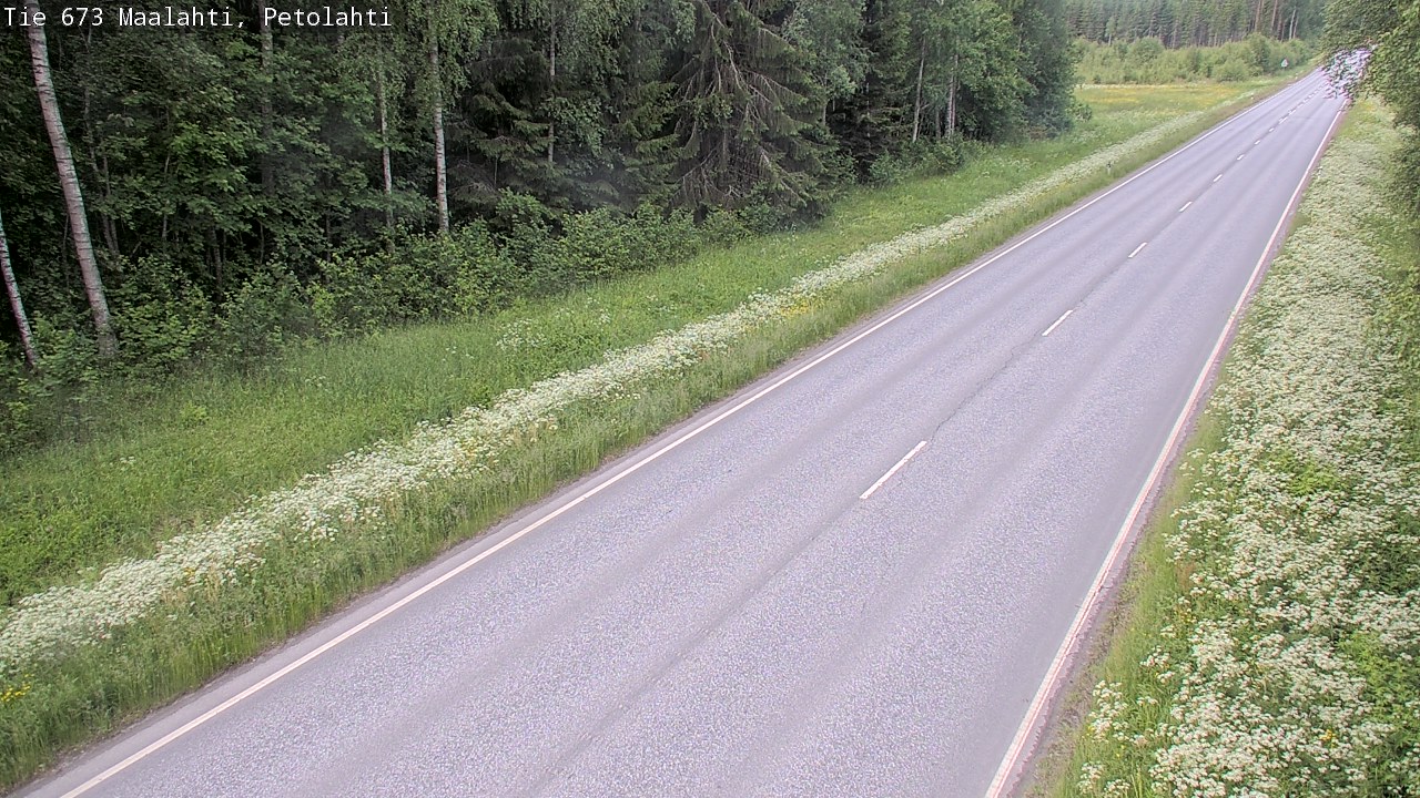 Weather Camera Image Väg 673 Malax, Petalax, Maalahti, Pohjanmaa