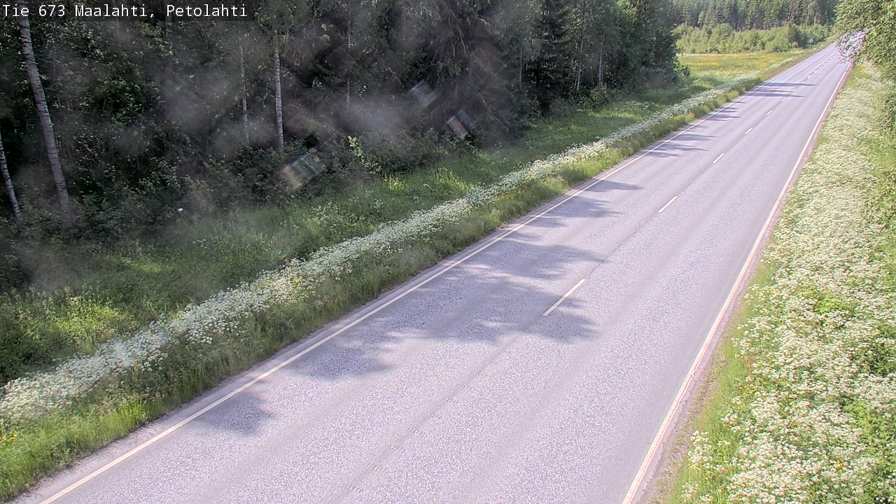 Weather Camera Image Väg 673 Malax, Petalax, Maalahti, Pohjanmaa