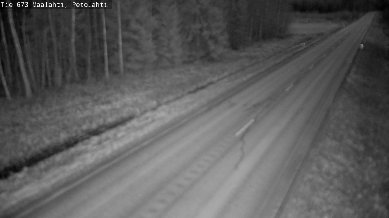 Weather Camera Image Väg 673 Malax, Petalax, Maalahti, Pohjanmaa