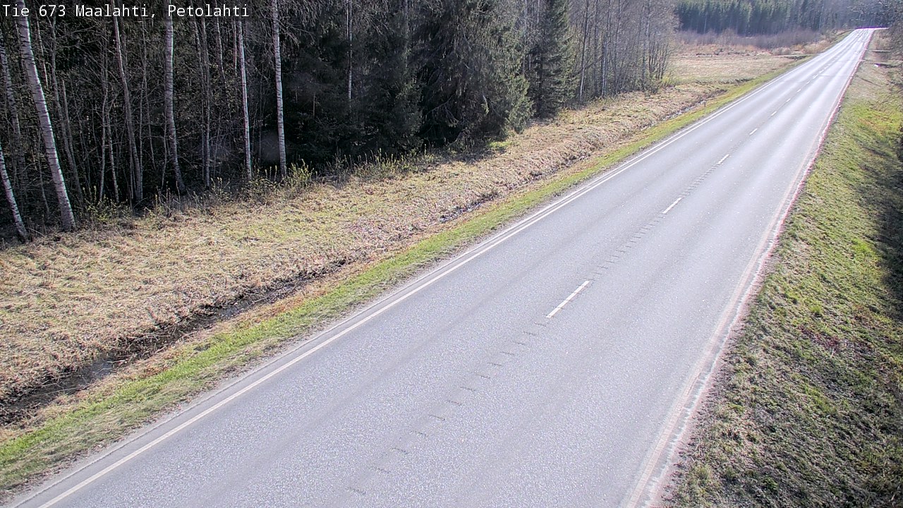 Weather Camera Image Väg 673 Malax, Petalax, Maalahti, Pohjanmaa