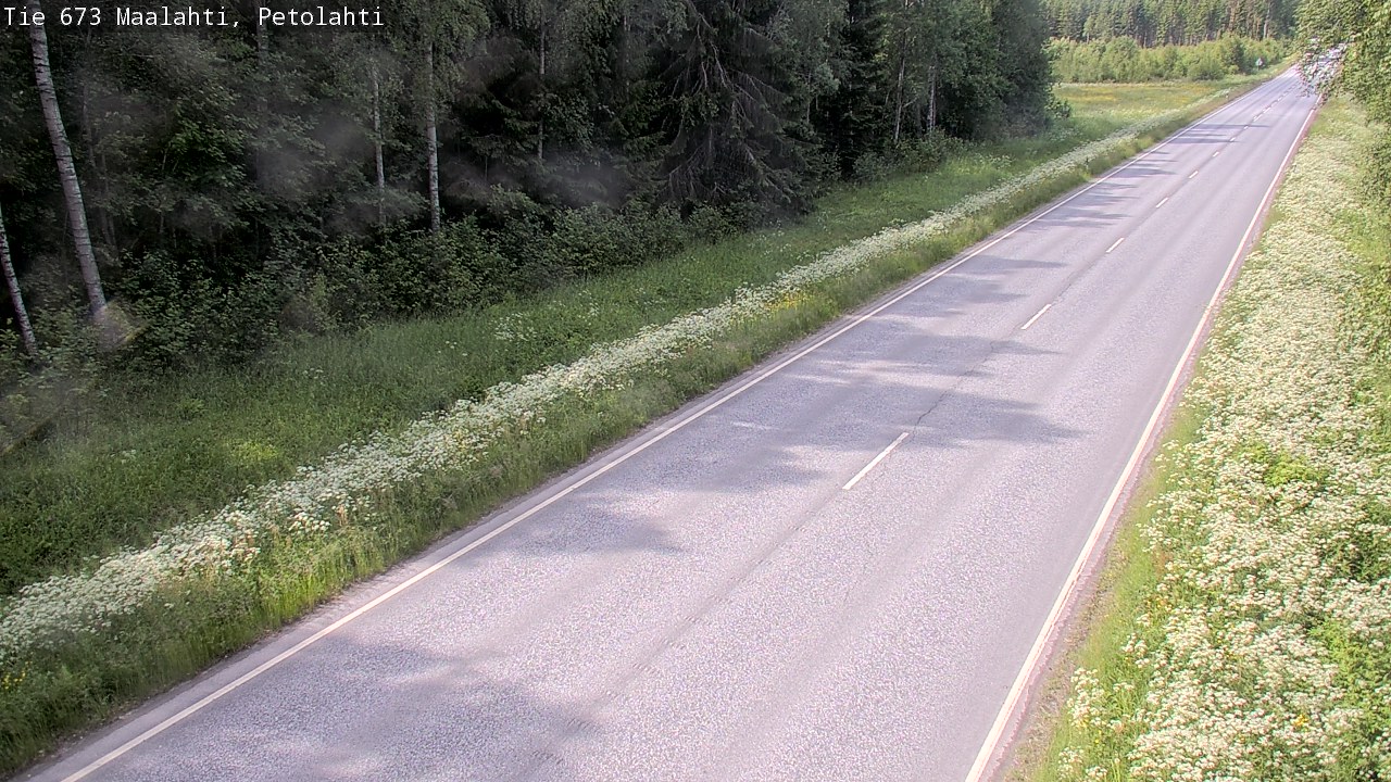 Weather Camera Image Väg 673 Malax, Petalax, Maalahti, Pohjanmaa