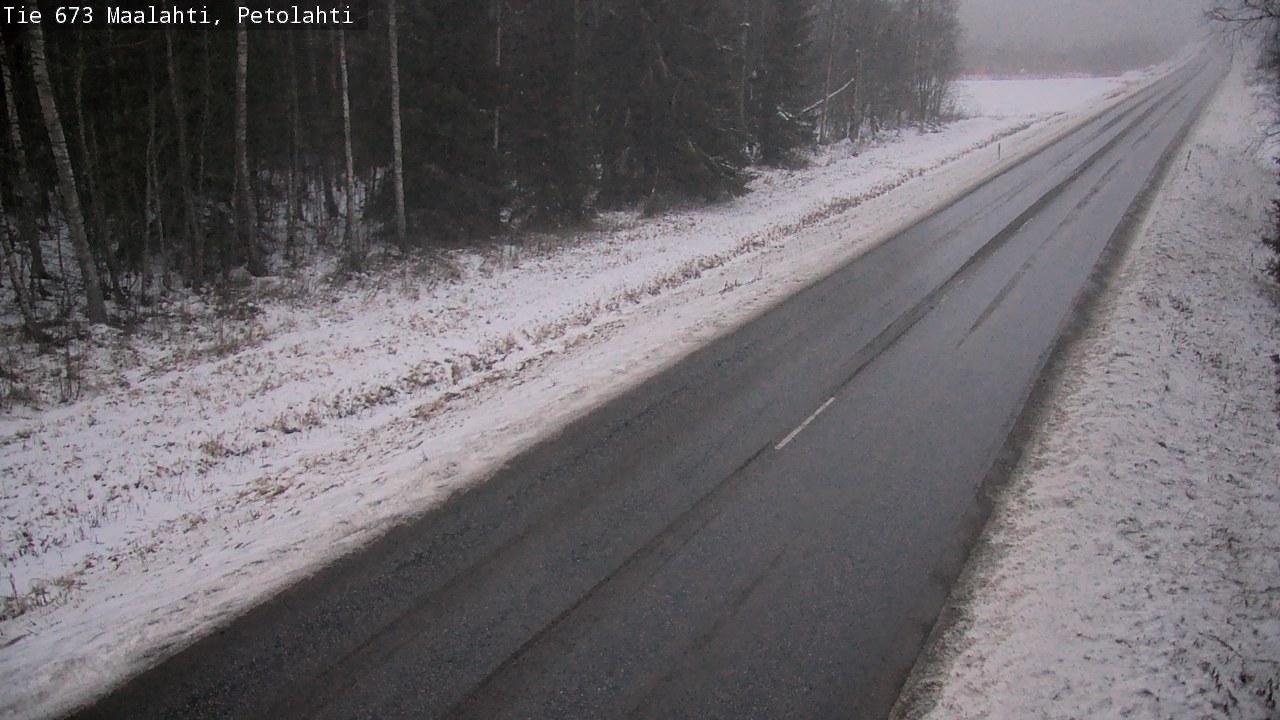 Weather Camera Image Väg 673 Malax, Petalax, Maalahti, Pohjanmaa