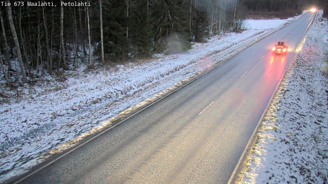 Weather Camera Image Väg 673 Malax, Petalax, Maalahti, Pohjanmaa