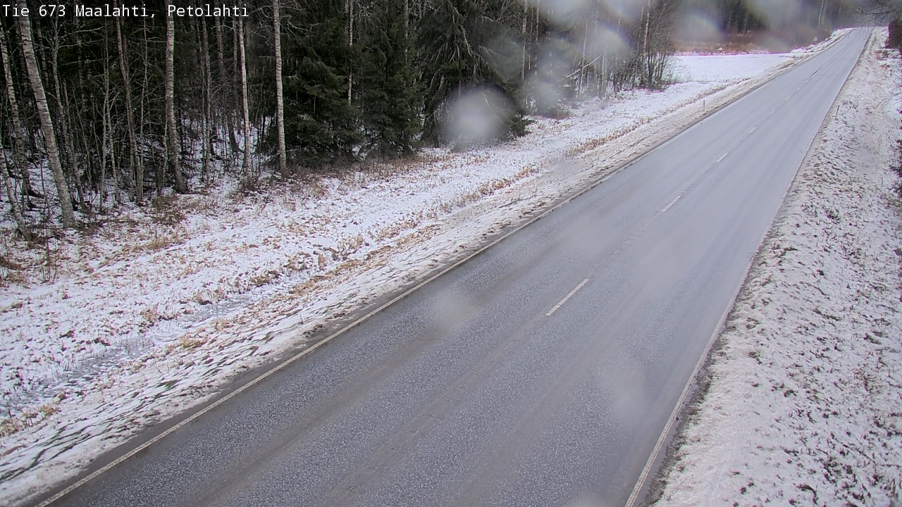 Weather Camera Image Väg 673 Malax, Petalax, Maalahti, Pohjanmaa