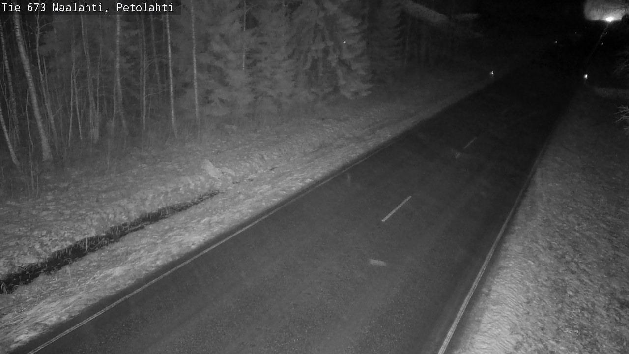 Weather Camera Image Väg 673 Malax, Petalax, Maalahti, Pohjanmaa