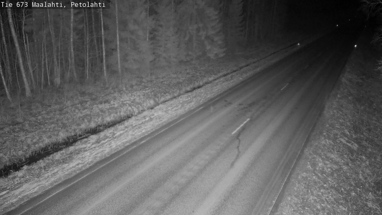 Weather Camera Image Väg 673 Malax, Petalax, Maalahti, Pohjanmaa