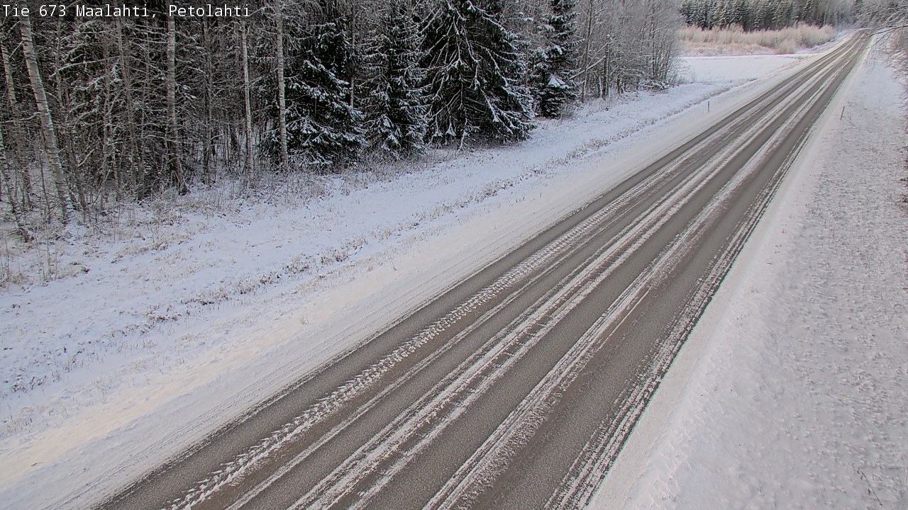 Weather Camera Image Väg 673 Malax, Petalax, Maalahti, Pohjanmaa
