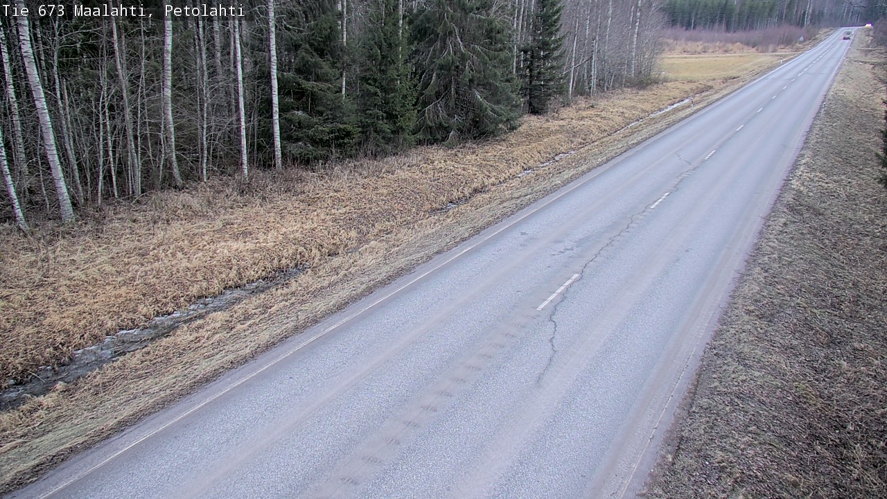 Weather Camera Image Väg 673 Malax, Petalax, Maalahti, Pohjanmaa