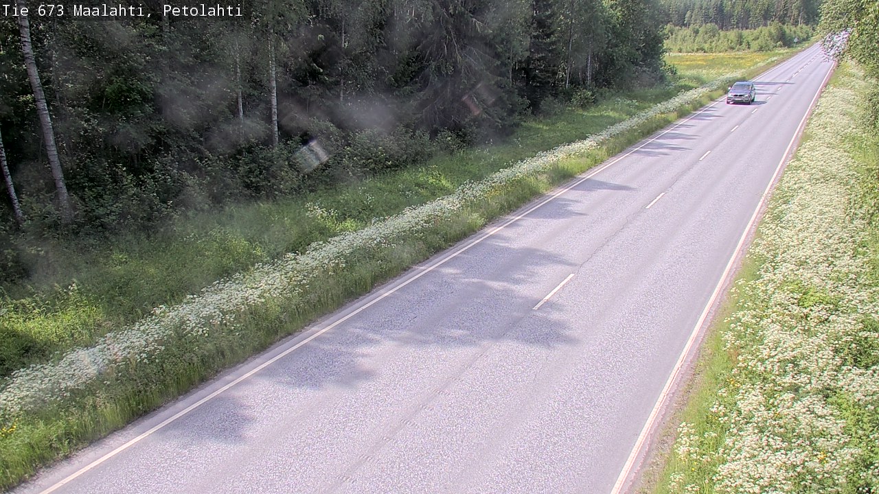 Weather Camera Image Väg 673 Malax, Petalax, Maalahti, Pohjanmaa