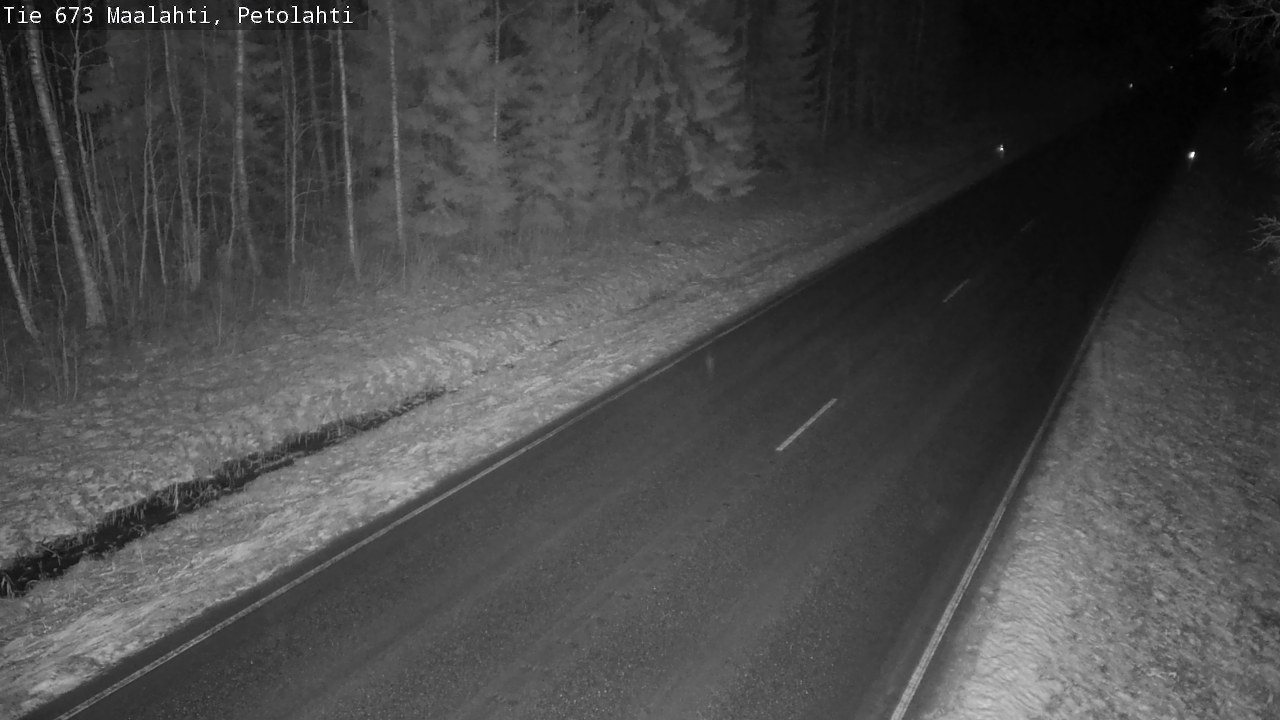 Weather Camera Image Väg 673 Malax, Petalax, Maalahti, Pohjanmaa