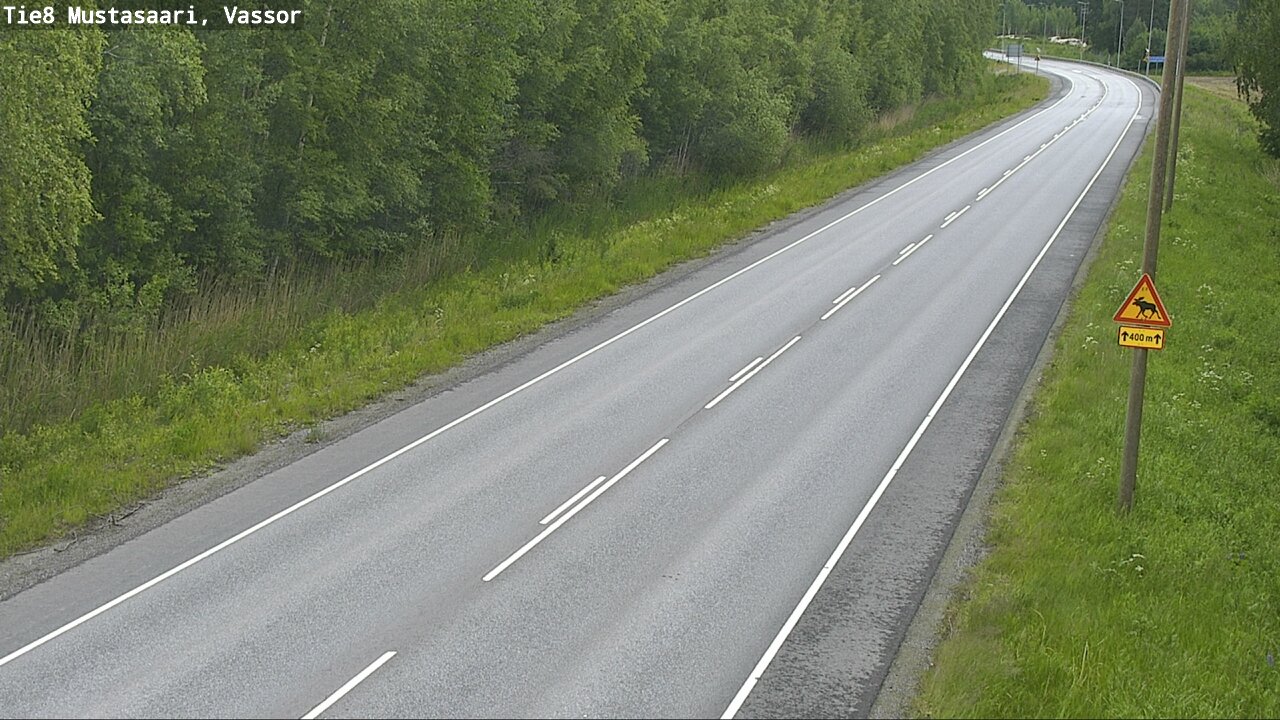 Weather Camera Image Väg 8 Korsholm, Vassor, Mustasaari, Pohjanmaa