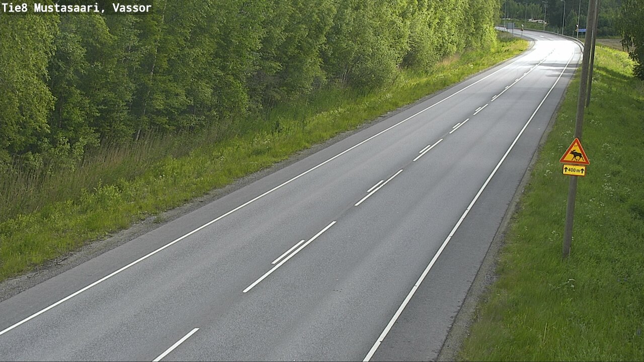 Weather Camera Image Väg 8 Korsholm, Vassor, Mustasaari, Pohjanmaa