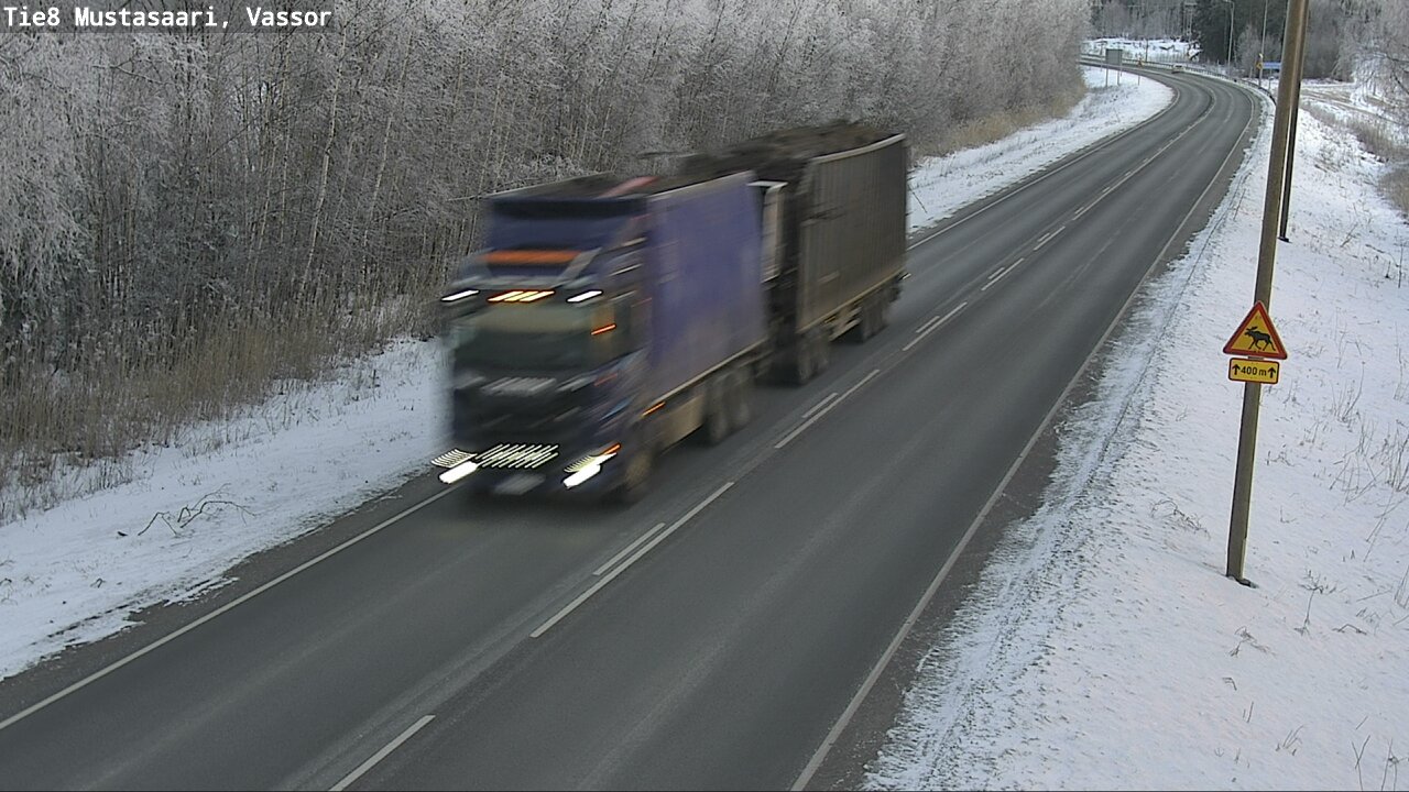 Weather Camera Image Road 8 Mustasaari, Vassor, Mustasaari, Pohjanmaa
