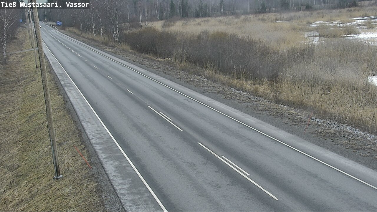Weather Camera Image Väg 8 Korsholm, Vassor, Mustasaari, Pohjanmaa