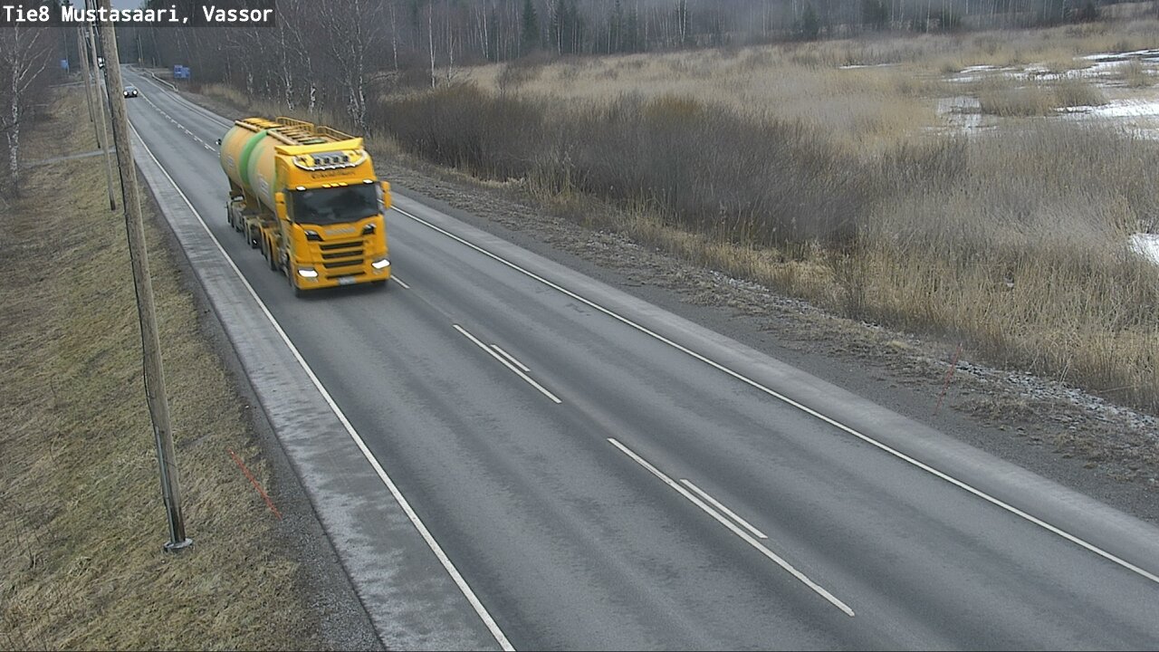 Weather Camera Image Väg 8 Korsholm, Vassor, Mustasaari, Pohjanmaa