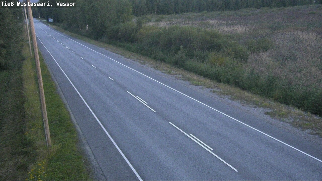 Weather Camera Image Road 8 Mustasaari, Vassor, Mustasaari, Pohjanmaa