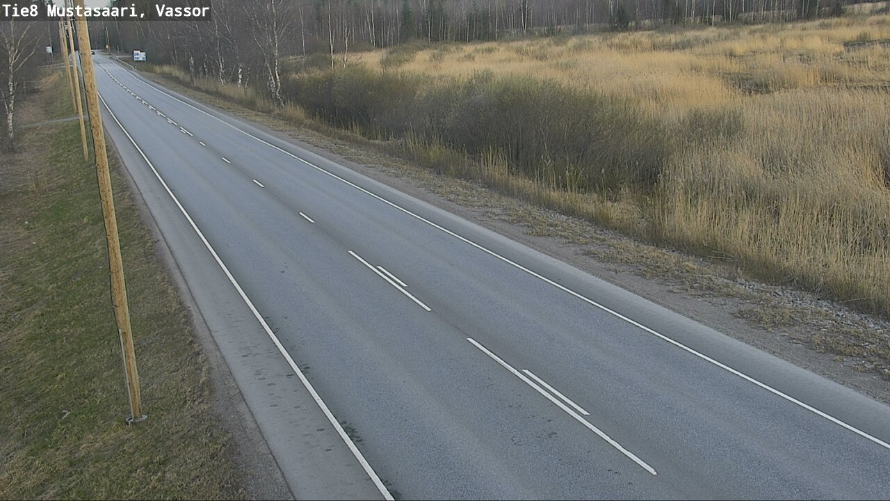 Weather Camera Image Road 8 Mustasaari, Vassor, Mustasaari, Pohjanmaa