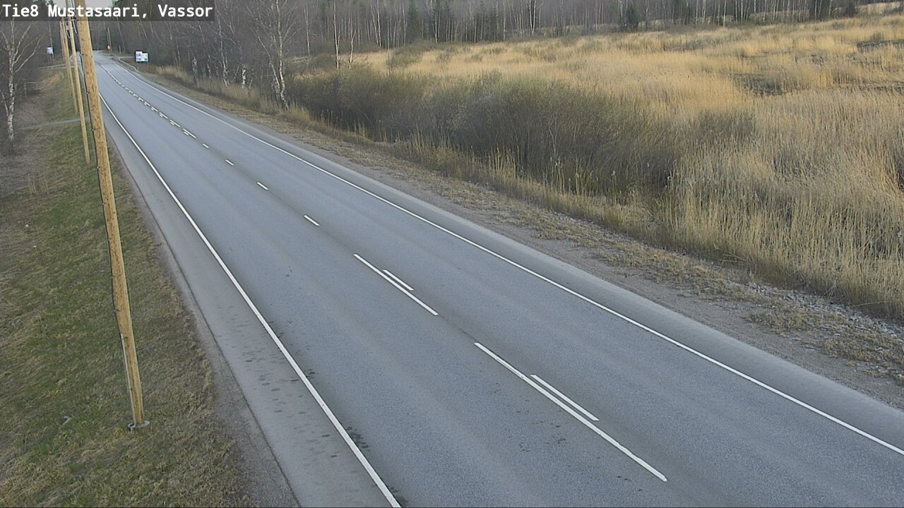 Weather Camera Image Road 8 Mustasaari, Vassor, Mustasaari, Pohjanmaa