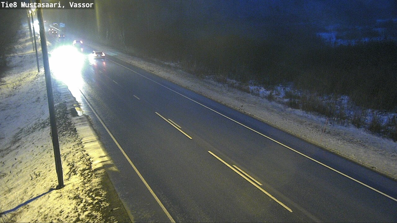 Weather Camera Image Väg 8 Korsholm, Vassor, Mustasaari, Pohjanmaa