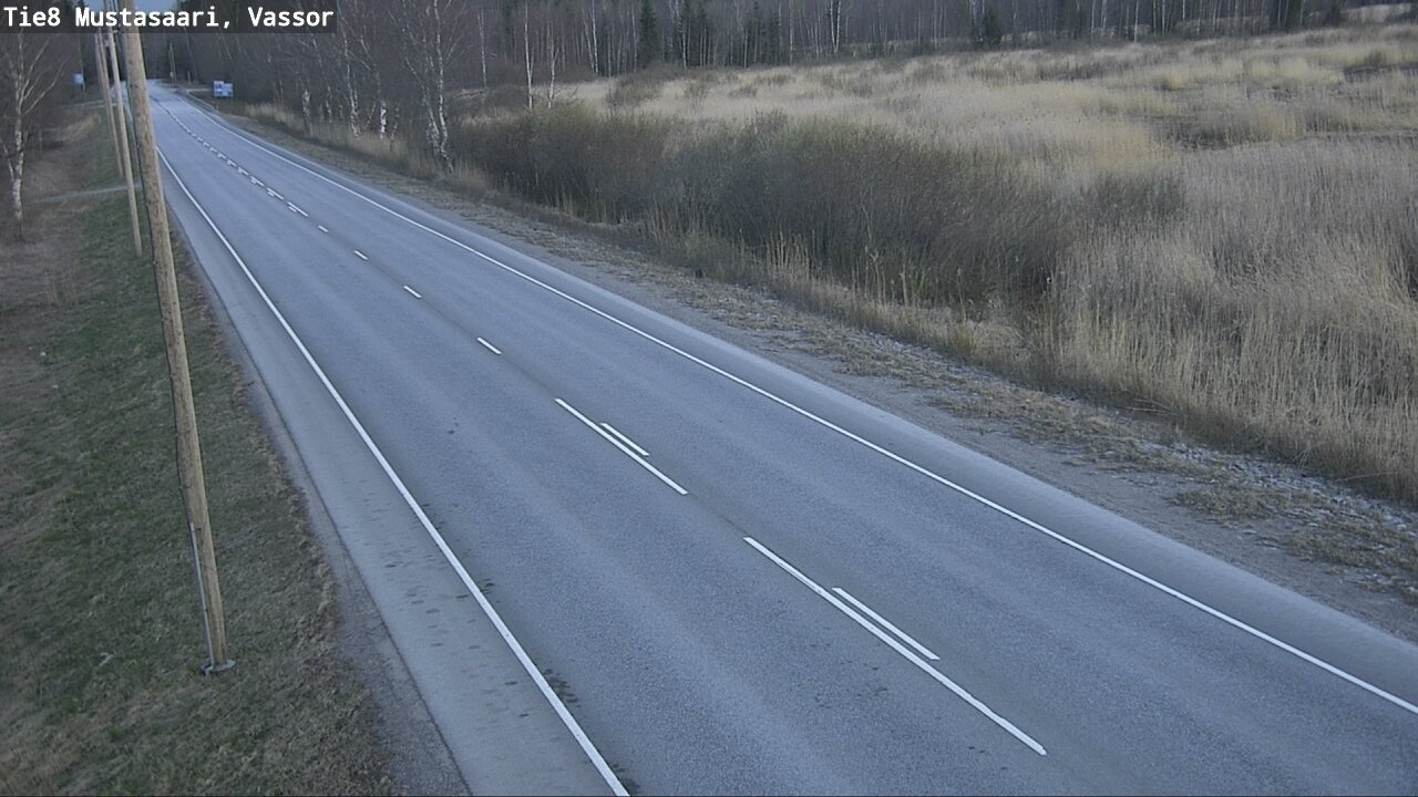 Weather Camera Image Road 8 Mustasaari, Vassor, Mustasaari, Pohjanmaa