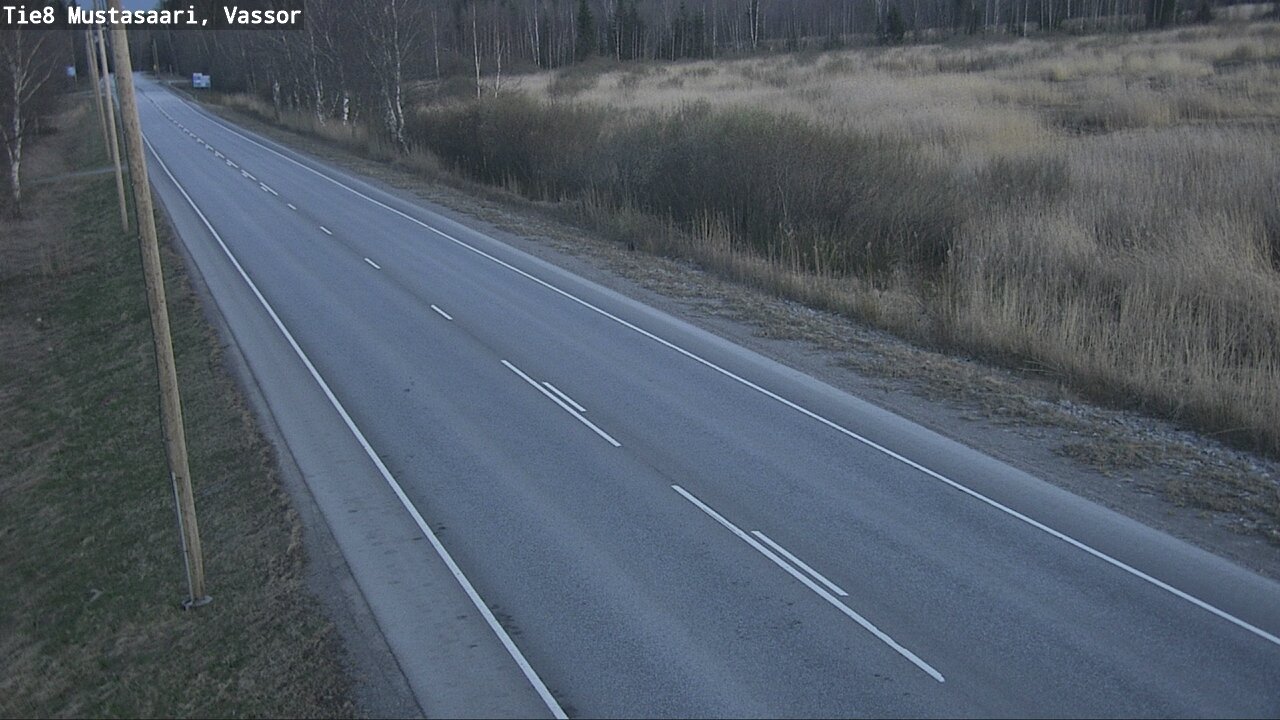 Weather Camera Image Road 8 Mustasaari, Vassor, Mustasaari, Pohjanmaa