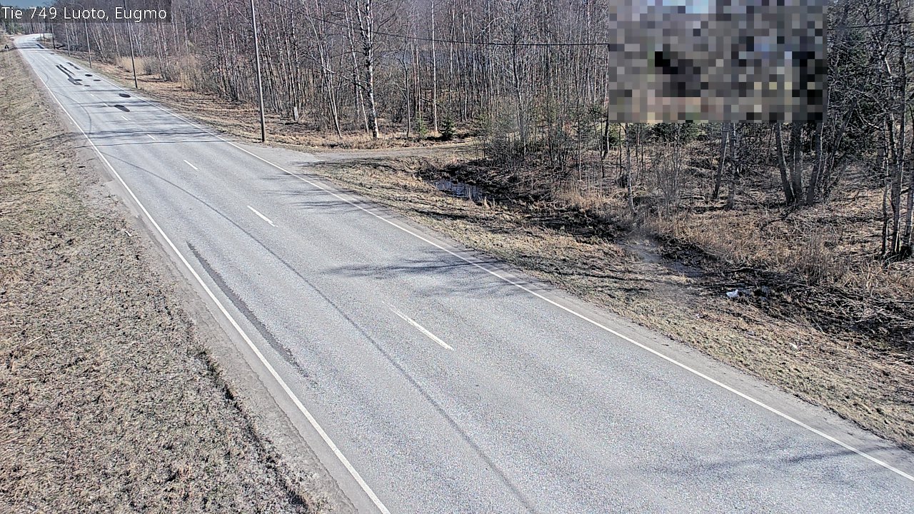 Weather Camera Image Väg 749 Larsmo, Eugmo, Luoto, Pohjanmaa