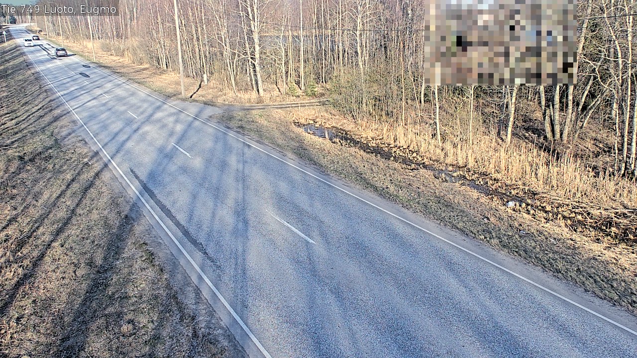 Weather Camera Image Väg 749 Larsmo, Eugmo, Luoto, Pohjanmaa