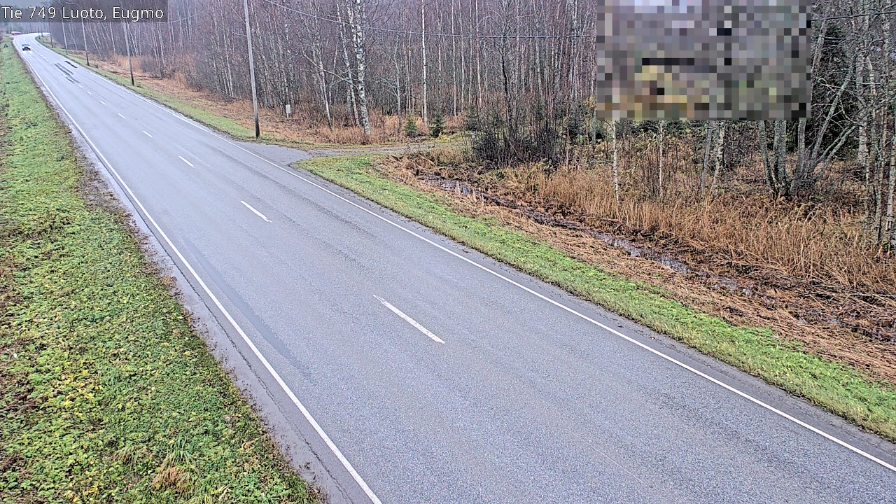 Weather Camera Image Väg 749 Larsmo, Eugmo, Luoto, Pohjanmaa