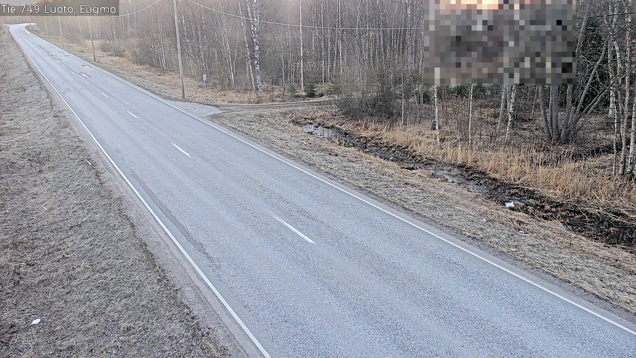 Weather Camera Image Väg 749 Larsmo, Eugmo, Luoto, Pohjanmaa