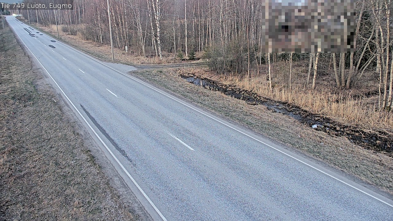 Weather Camera Image Väg 749 Larsmo, Eugmo, Luoto, Pohjanmaa