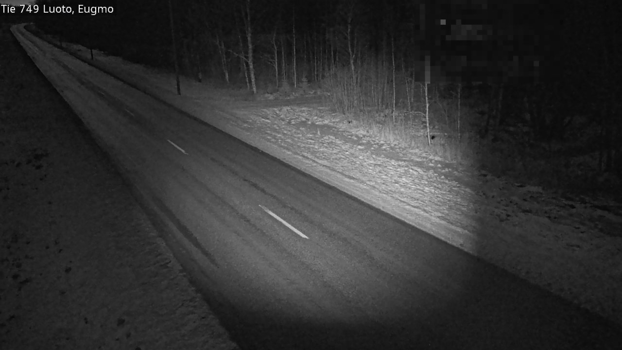 Weather Camera Image Väg 749 Larsmo, Eugmo, Luoto, Pohjanmaa