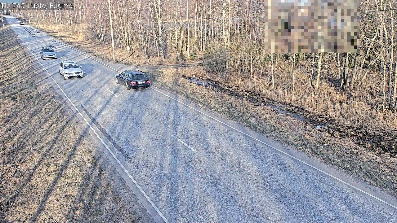 Weather Camera Image Väg 749 Larsmo, Eugmo, Luoto, Pohjanmaa