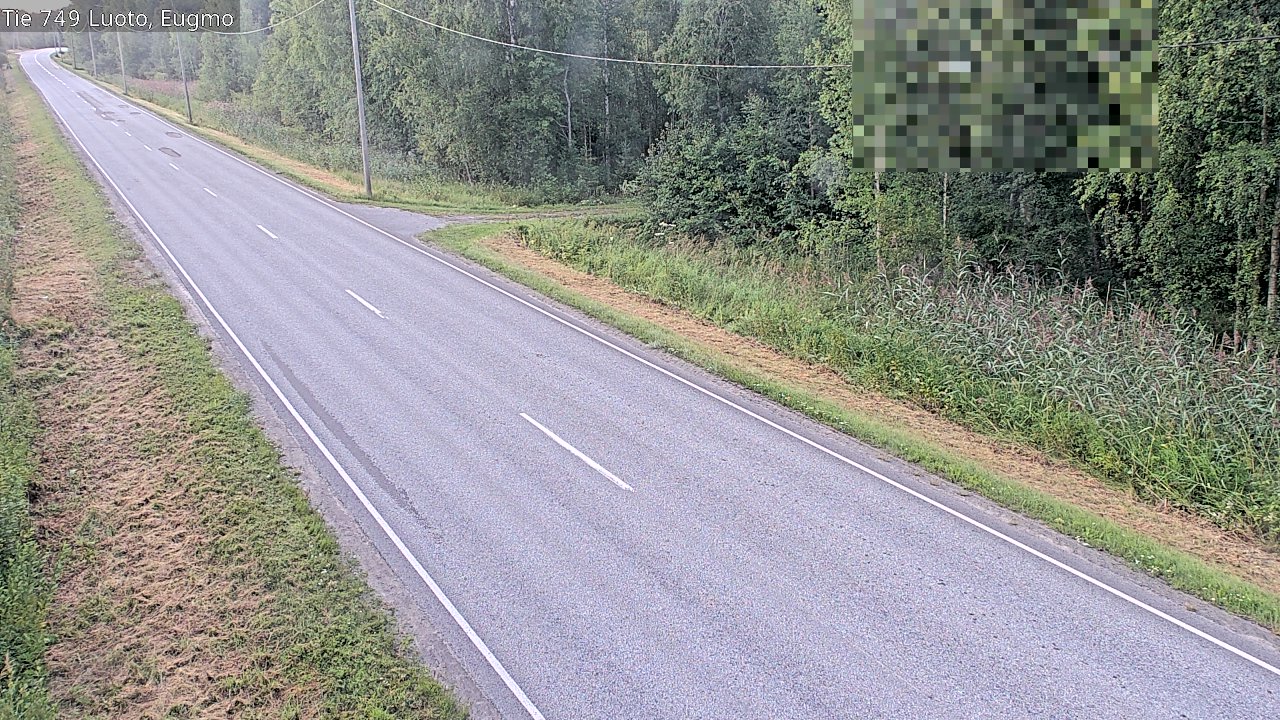 Weather Camera Image Väg 749 Larsmo, Eugmo, Luoto, Pohjanmaa