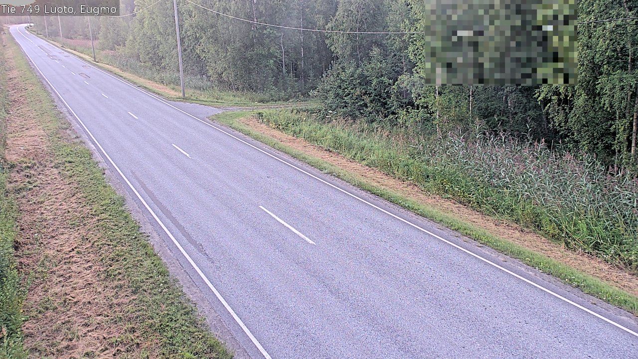 Weather Camera Image Road 749 Luoto, Eugmo, Luoto, Pohjanmaa