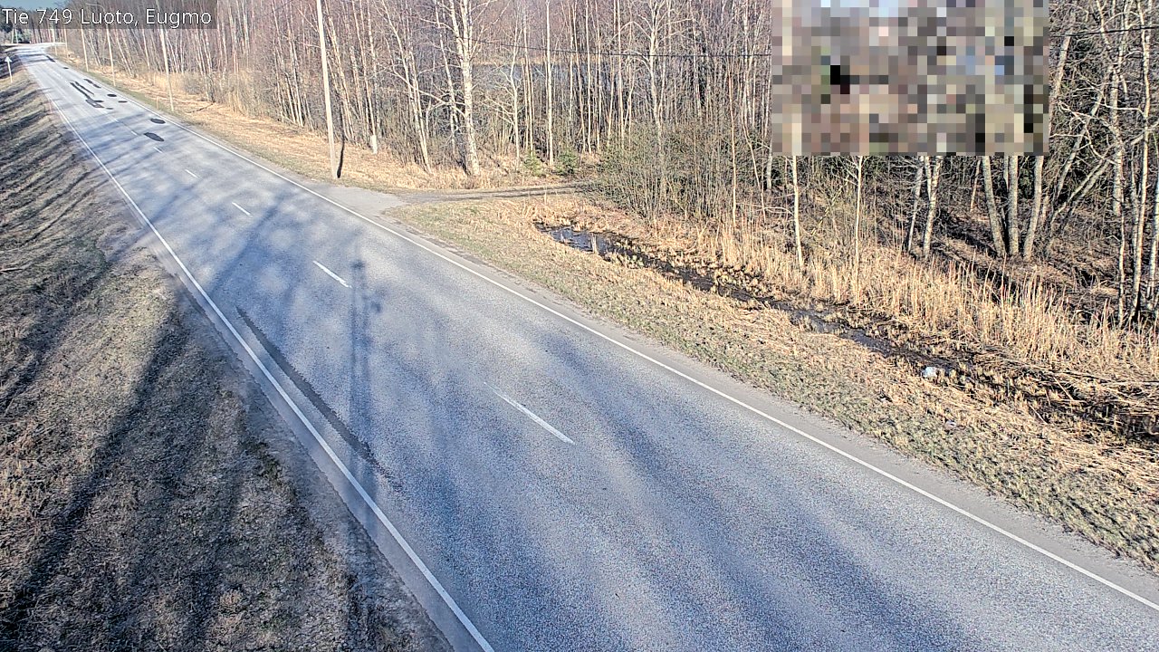 Weather Camera Image Väg 749 Larsmo, Eugmo, Luoto, Pohjanmaa
