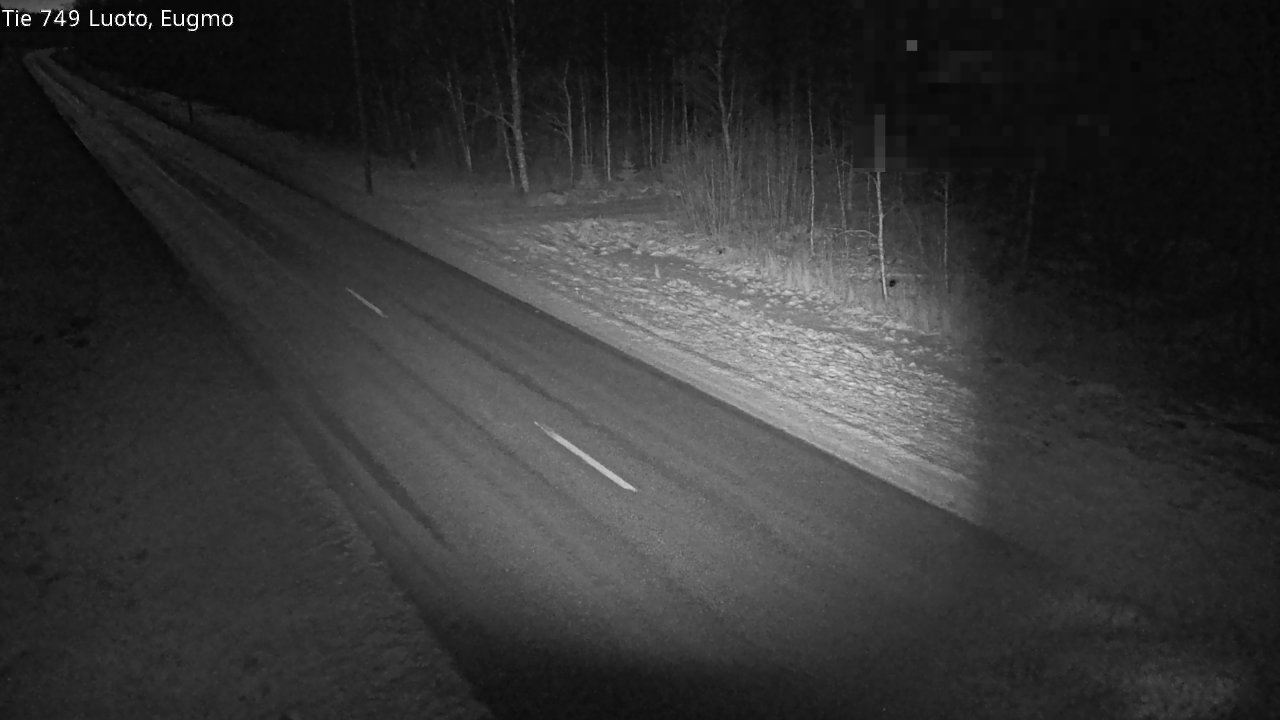 Weather Camera Image Väg 749 Larsmo, Eugmo, Luoto, Pohjanmaa
